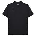 Nisiros Icon stretch korean polo BLK S Poloskjorte Uten krage - Unisex