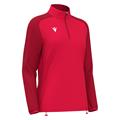 Lena Training 1/4 Zip Top W RED XL Teknisk treningsgenser til dame