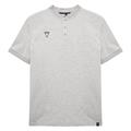 Nisiros Icon stretch korean polo GRY L Poloskjorte Uten krage - Unisex