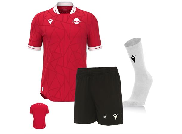 Nav Draktsett Hjemme Dame Rød Kamp 