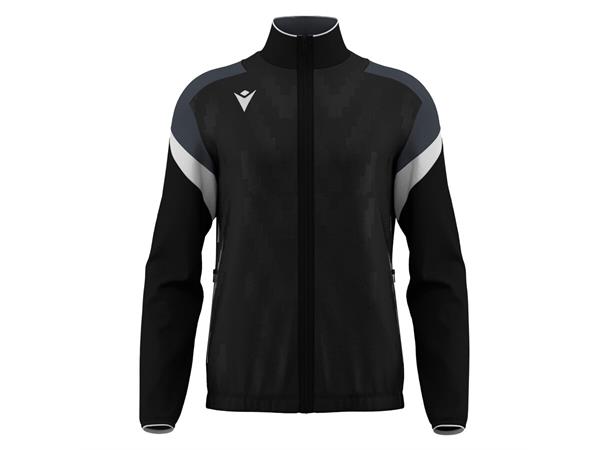 ODIN full zip top BLK/WHT 3XS Jakke med kontrastdetaljer 