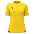 Zyra Womans shirt YEL XL Teknisk trenings T-skjorte til dame