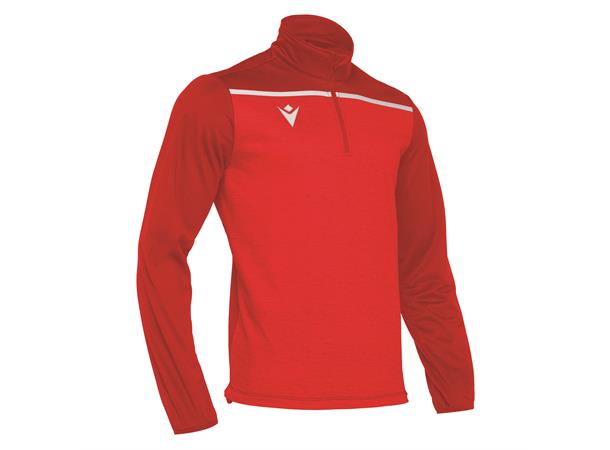Rhine Training 1/4 Zip Top RED/WHT XS Treningsgenser med 1/4 zip 